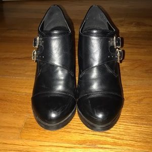 forever 21 double strap block heel